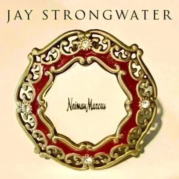 Jay Strongwater Mini Swarovski Crystals Picture Frame w/ Clip - Picture 1 of 10